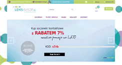Desktop Screenshot of lens-shop.pl
